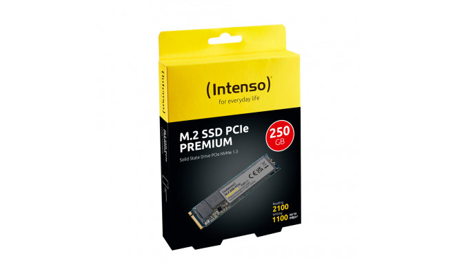 Kõvaketas INTENSO Premium M.2 PCIe 256GB SSD