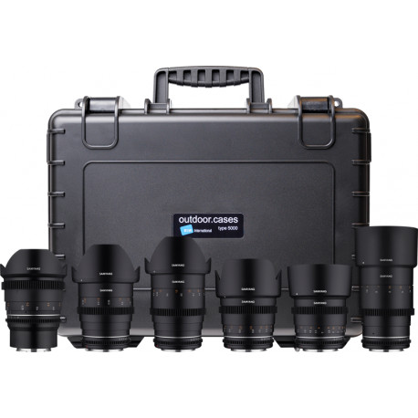 Samyang 6 Kit 14/24/35/50/85/135 VDSLR MK2 Sony FE + Hardcase