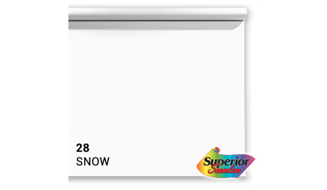 Superior Background Paper 28 Snow 1.35 x 11m