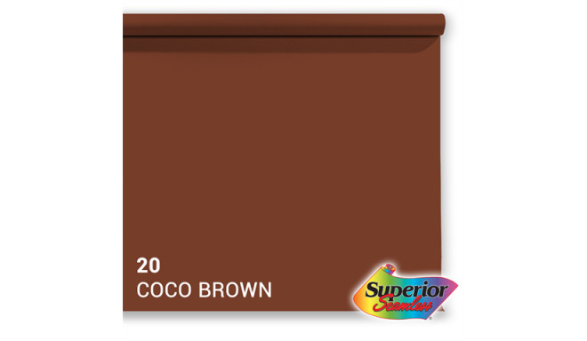 Superior Background Paper 20 Coco Brown 2.72 x 11m