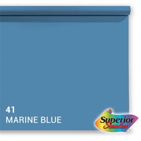 Superior taustapaber 2.72x11m, 41 marine blue