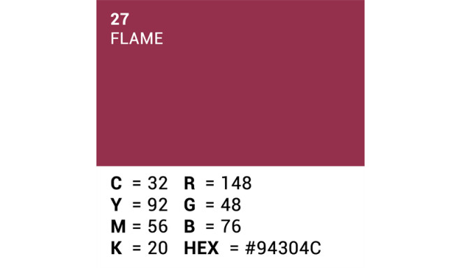 Superior Background Paper 27 Flame 2.72 x 11m