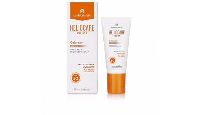 HELIOCARE COLOR protector solar con color gel crema SPF50 #brown 50 ml
