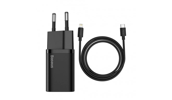 Pakrovėjas BASEUS Super Si Quick Charger 1C 20W EU, Juodas