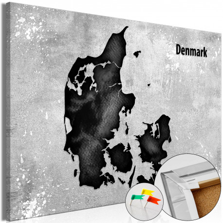 Pilt korgil - Scandinavian Beauty [Cork Map] - 90x60