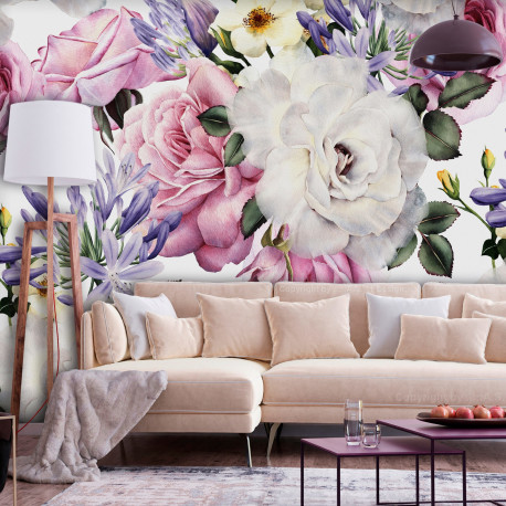 Fototapeet - Sentimental Garden (Colourful) - 250x175
