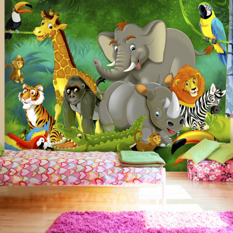 Fototapeet - Colourful Safari - 150x105