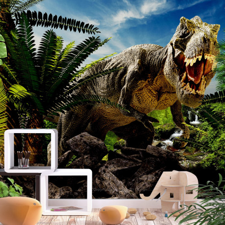 Fototapeet - Angry Tyrannosaur - 300x210