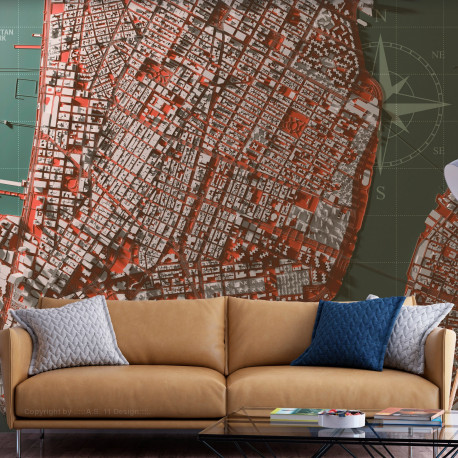 Fototapeet - Let's Meet In Manhattan - 150x105