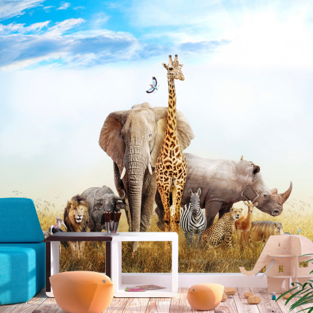 Fototapeet - Fauna of Africa - 450x315