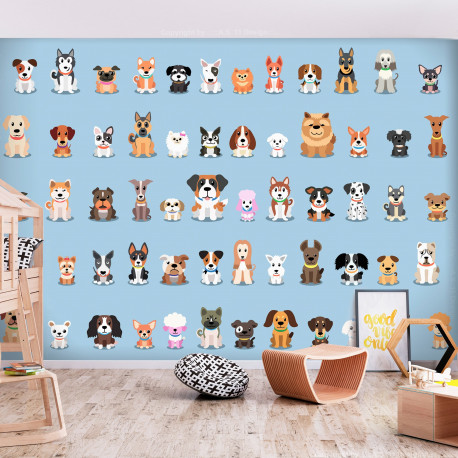 Fototapeet - Happy Crowd - 300x210