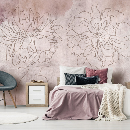 Fototapeet - Floristic Fresco - 150x105