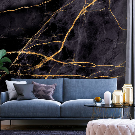 Fototapeet - Golden Paths - 450x315
