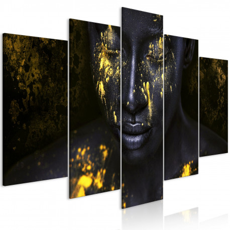 Seinapilt - Bathed in Gold (5 Parts) Wide - 100x50
