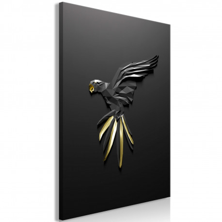 Seinapilt - Black Parrot (1 Part) Vertical - 40x60