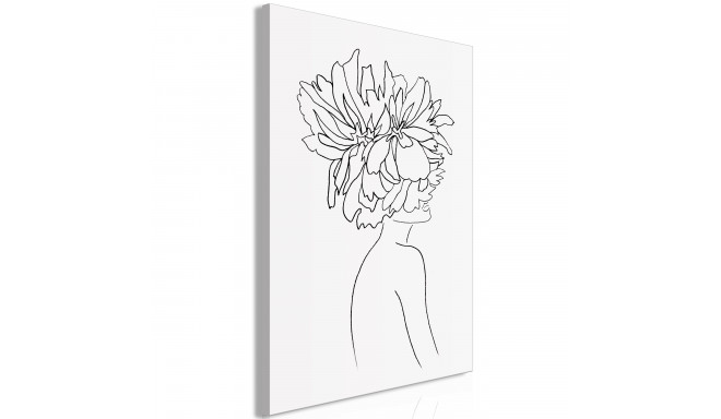 Seinapilt - Floral Argument (1 Part) Vertical - 40x60