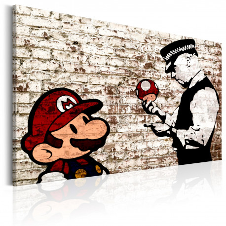 Seinapilt - Banksy: Torn Wall - 90x60