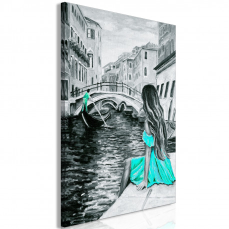 Seinapilt - Far Dreams (1 Part) Vertical Blue - 80x120