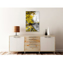 Seinapilt - Paris Channel (1 Part) Vertical Yellow - 40x60