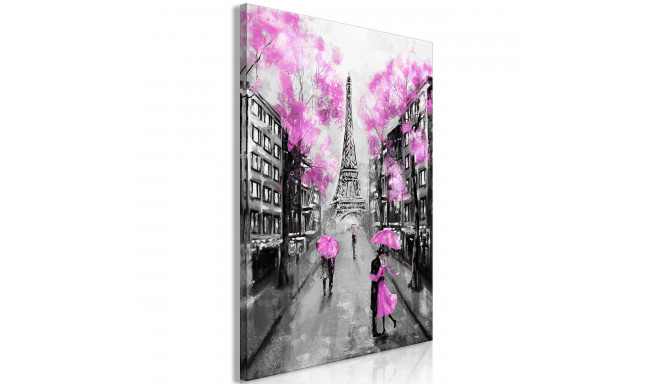 Seinapilt - Paris Rendez-Vous (1 Part) Vertical Pink - 40x60