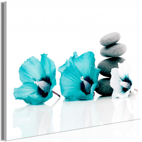 Seinapilt - Calm Mallow (1 Part) Wide Turquoise - 120x80