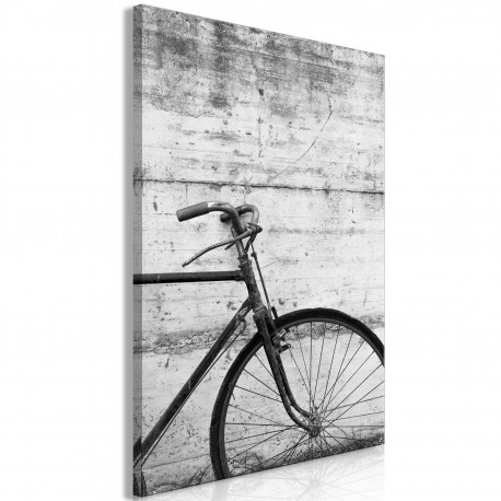 Seinapilt - Bicycle And Concrete (1 Part) Vertical - 40x60