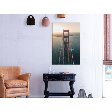 Seinapilt - Golden Gate Bridge (1 Part) Vertical - 40x60