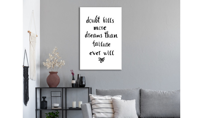 Seinapilt - Doubts and Dreams (1 Part) Vertical - 60x90