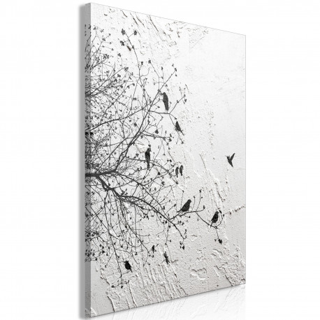 Seinapilt - Birds on Tree (1 Part) Vertical - 40x60