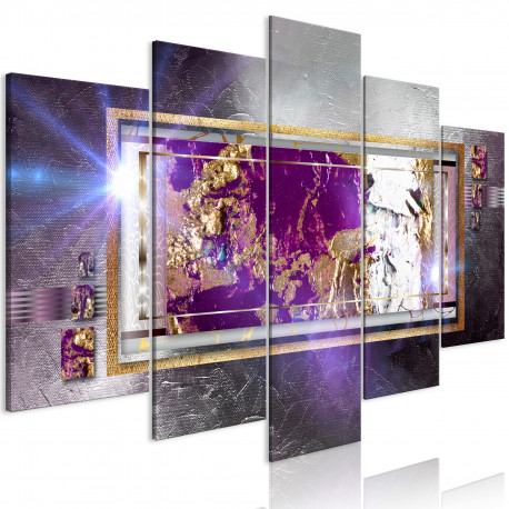 Seinapilt - Golden Reflection (5 Parts) Wide - 200x100