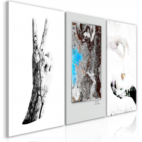 Seinapilt - Gestures (3 Parts) - 120x60