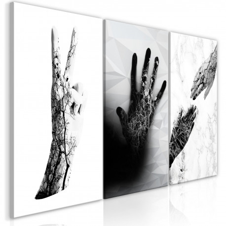 Seinapilt - Female Hands (3 Parts) - 120x60