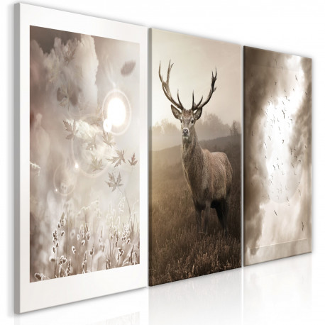 Seinapilt - Autumn Evenings (3 Parts) - 120x60
