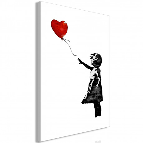 Seinapilt - Banksy: Girl with Balloon (1 Part) Vertical - 60x90