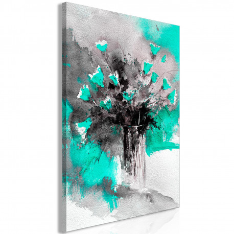 Seinapilt - Bouquet of Colours (1 Part) Vertical Green - 60x90