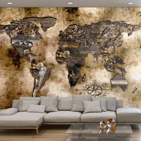 Fototapeet - Old world map - 300x210