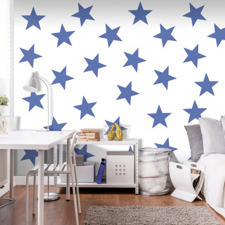 Fototapeet - Blue Star - 100x70