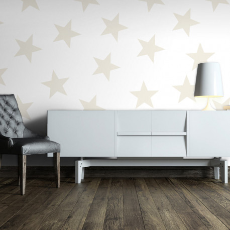 Fototapeet - Beige Star - 200x140