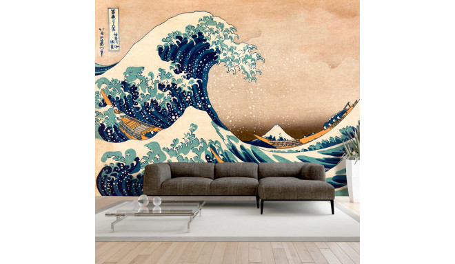 Fototapeet - Hokusai: The Great Wave off Kanagawa (Reproduction) - 300x210