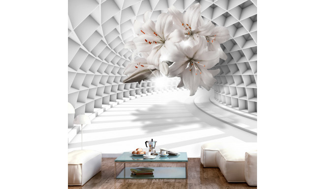 Fototapeet - Flowers in the Tunnel - 200x140