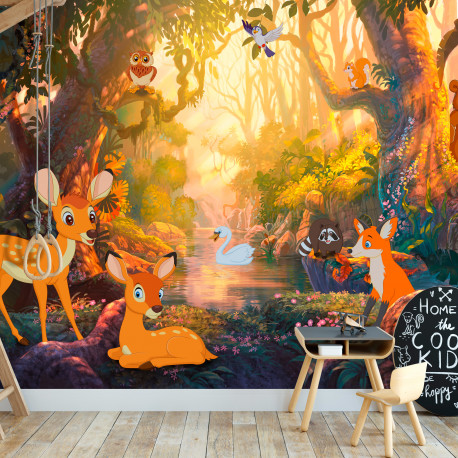 Fototapeet - Animals in the Forest - 300x210