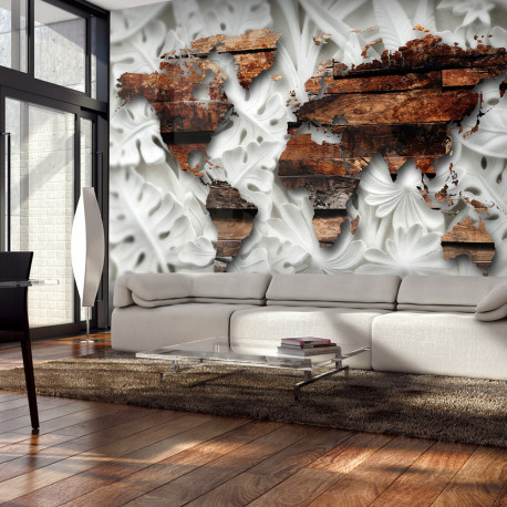 Fototapeet - Alabastrine Map - 150x105