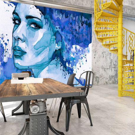 Fototapeet - Blue Lady - 150x105