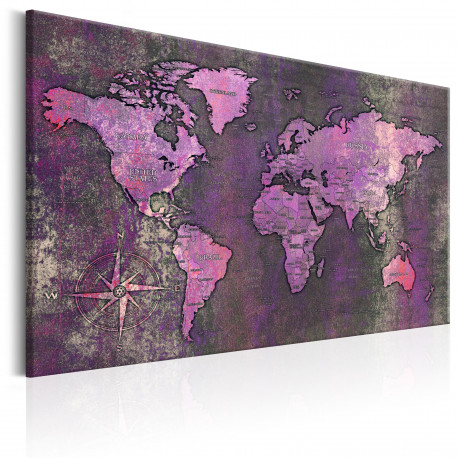 Seinapilt - Amethyst Map - 60x40