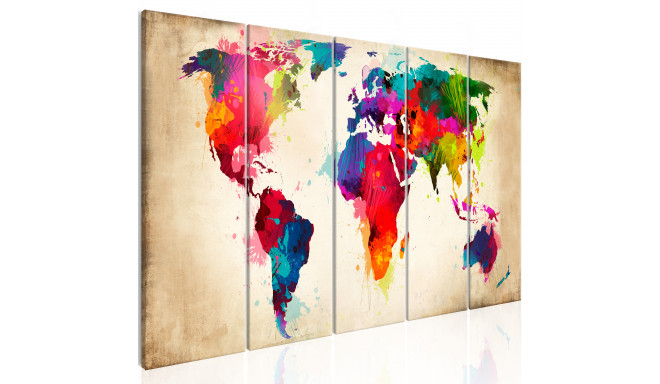 Seinapilt - Bright Continents - 200x80