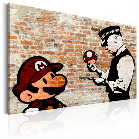 Seinapilt - Banksy: Police Caution - 120x80