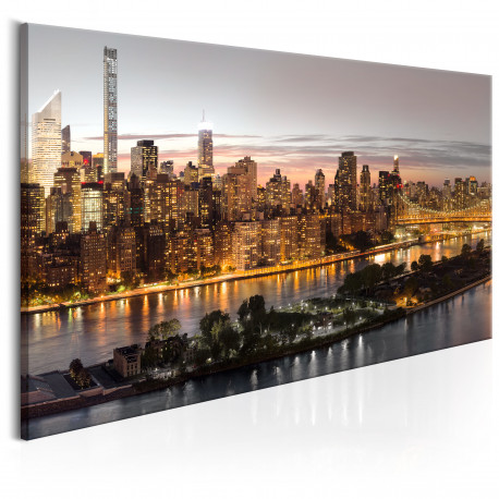 Seinapilt - Evening Manhattan - 120x60