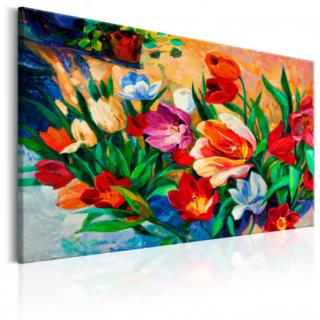 Seinapilt - Art of Colours: Tulips - 90x60