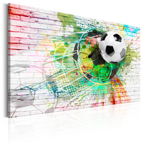 Seinapilt - Colourful Sport (Football) - 120x80