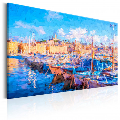 Seinapilt - Blue Port - 60x40